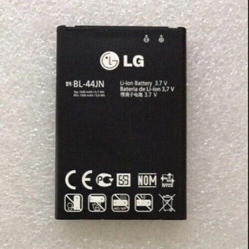Batería nueva 1 pieza para LG Optimus Zone E400 L3 E400 L5 E612 BL-44JN 1500mAh Foto 3 de 4