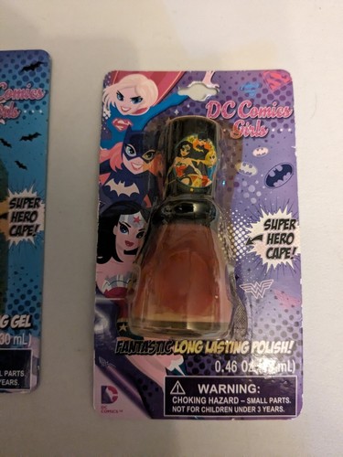 DC Comic girls nail polish and hand antiseptic hand cleansing gel - Picture 3 of 8