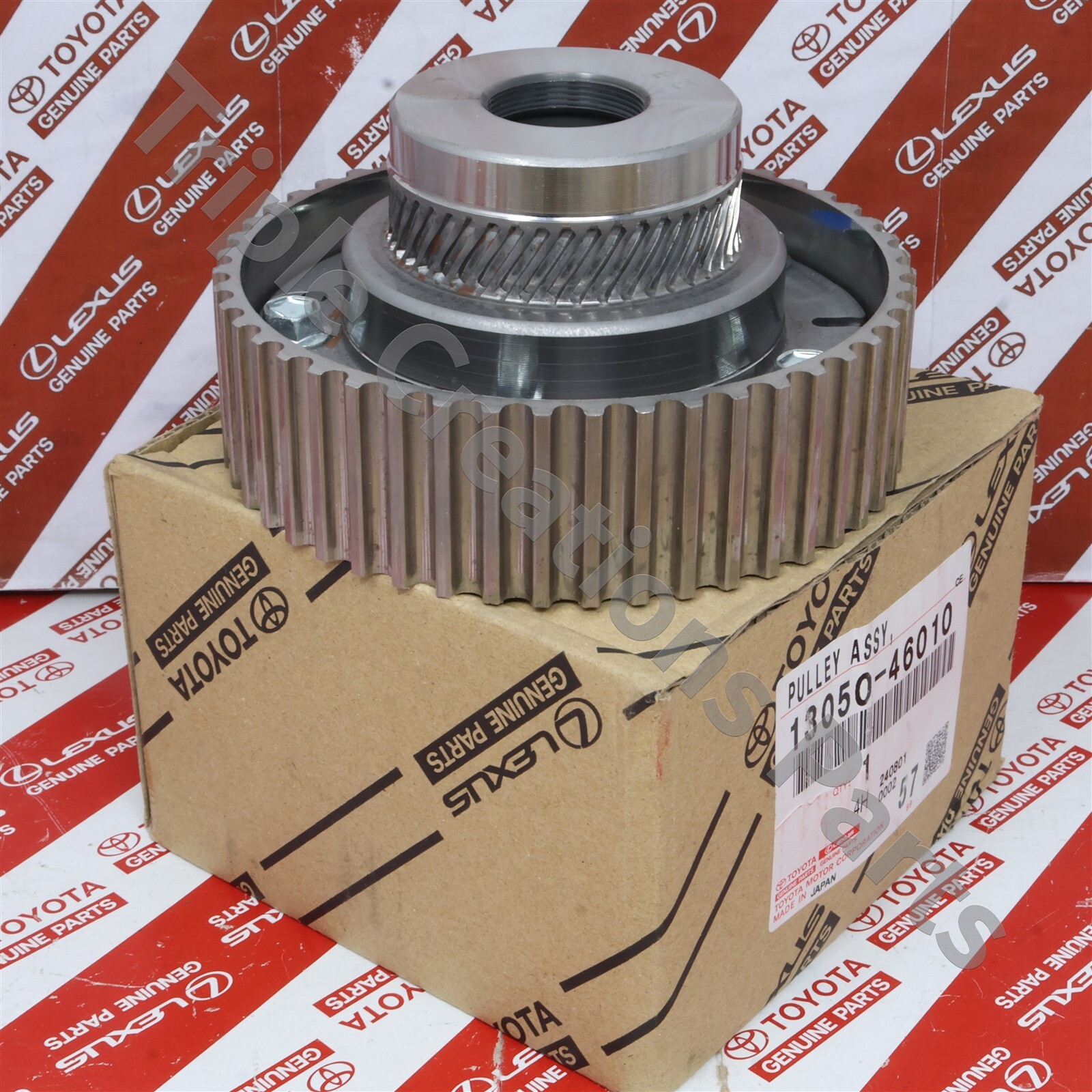 1305046010 GENUINE Toyota PULLEY, CAMSHAFT TIMING LH 13050-46010 OEM US STOCK