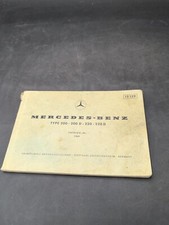 Mercedes Benz Type 200 200 D 220 220 D Parts Catalog B 1969 Edition 