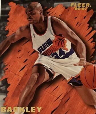 1996-97 Fleer CHARLES BARKLEY Hardwood Leader Phoenix Suns HOF