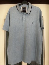 SoulCal Soul Cal Mens Blue Polo Shirt L