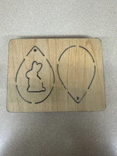 Fox & Fawn Educational Wooden Dies 4x3 scrapbooking bunny rabbit earrings
