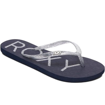 Roxy Viva glitzernde Damen-Sandalen Sommer Strand Pool Zehentrenner Flip-Flops
