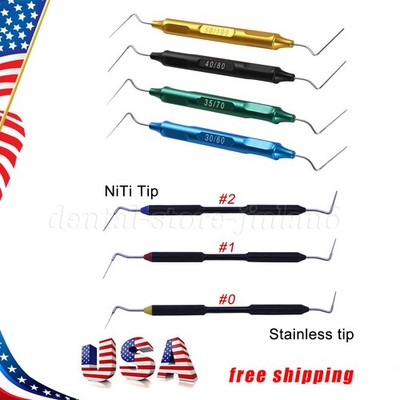 Dental Endo Buchanan Hand Plugger Tip Fill Obturation Instrument Size 7 Type US