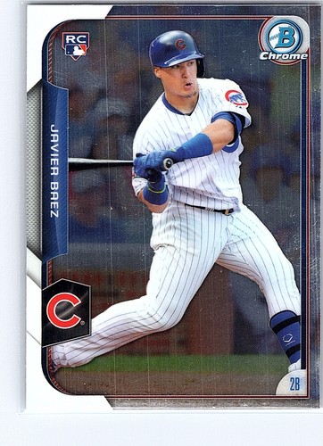 2015 Bowman Chrome Javier Baez [Red Refractor] #178 card