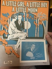 K &lsquo;27 1st Time Seen HARRY WARREN Sheet Music LITTLE GIRL LITTLE BOY