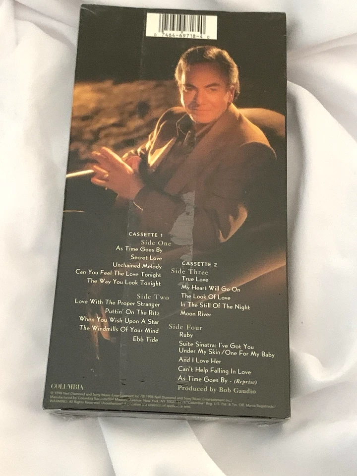 The Movie Album: As Time Goes By by Neil Diamond 2 Cassette Tapes 1998 Sealed - Image 2 of 4