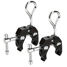 2 Pieces Markisenklemme Hakenaufsatz Zeltstangenklemme Kompakt