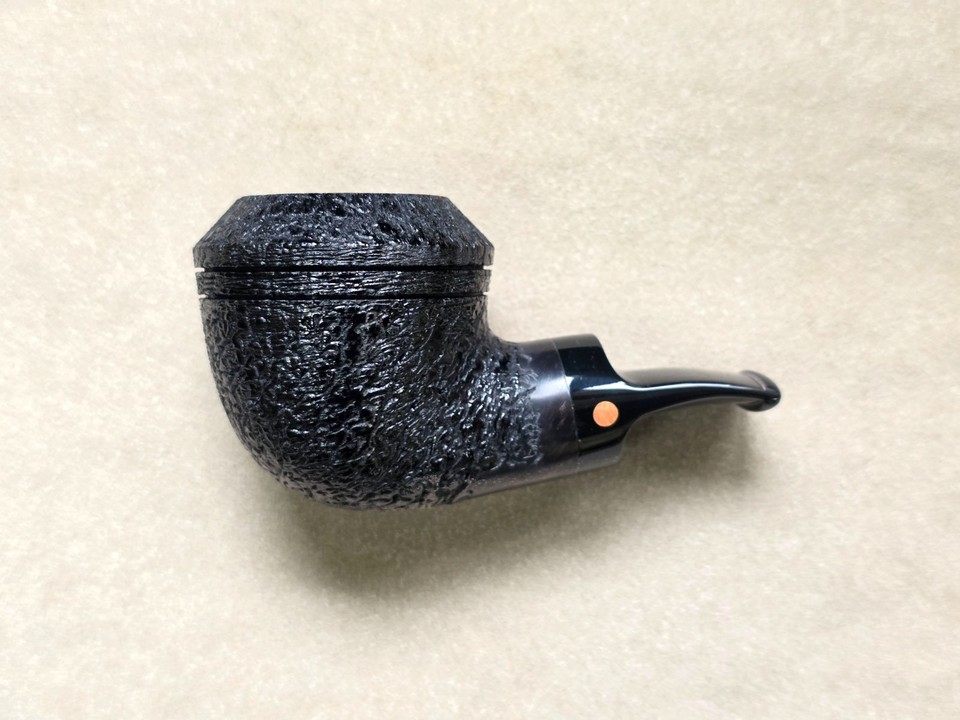 Pipe Corso Moretti Pipe Black Full Rusticated Short Bulldog Freehand | eBay