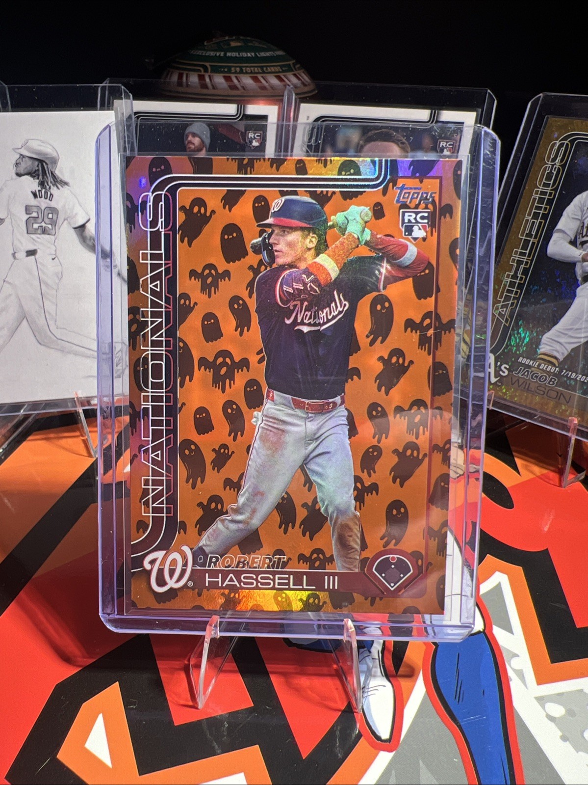 2025 Topps Update Ghost Foil Robert Hassell III RC Washington Nationals #US109