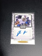 2021 Sage Premier Draft - Autographs Justin Henderson #A170 (AU, RC)