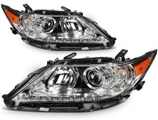 Pairset Hid Xenon Projector Headlights W Led Drl For Lexus Es350 2013-2015