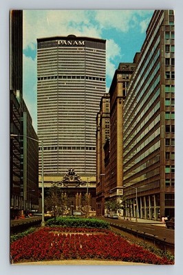 New York,NY Pam Am Building New York City Vintage Postcard