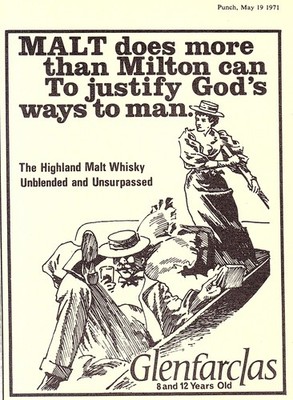 1972 Werbung für GLENFARCLAS '8 & 12 Years Old' Malt Scotch Whisky Kleingedruckte Ad