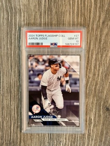 2024 Topps F Baseball Flagship Collection - Aaron Judge #27 PSA 10 GEM MINT