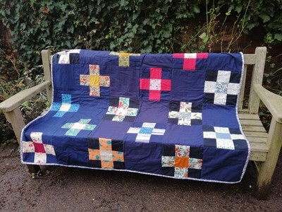 Patchwork Quilt Decke Überwurf Tagesdecke  