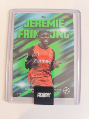 Topps Total Football 24/25 Frimpong Vibrant Velocity /50 Blue Bayer Leverkusen