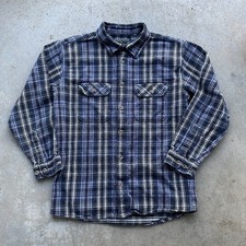 Field And Stream Heavy Flannel Plaid L/S Men's Size Medium