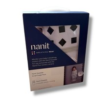 NEW Nanit Breathing Wear Starter Pack Swaddle  Breathing Band 0-3M 100 Cotton