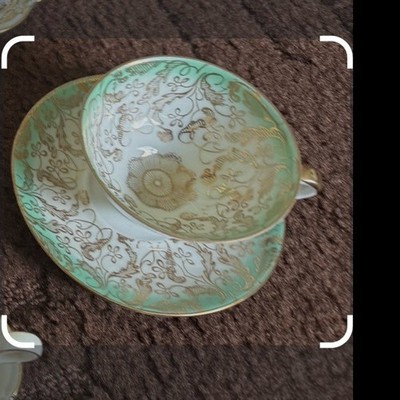 Teetasse mit Untertasse aus feinem Knochenporzellan von Paragon