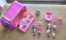 Lot Of 9 Gabbys Dollhouse Party Bus, Figures & Accessories