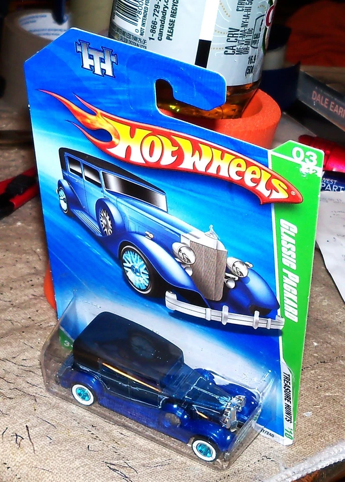 HOT WHEELS 2010 SUPER TRESURE HUNT КЛАССИЧЕСКИЙ PACKARD ГАНГСТЕР ВРЕМЕН МИРОВОЙ ВОЙНЫ НАСТОЯЩИЕ ГОНЩИКИ - Изображение 2 из 4