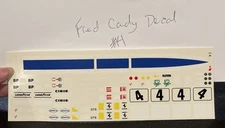 Fred Cady Decal Ferrari CIBIE Holley Good Year Decal #14 US Seller