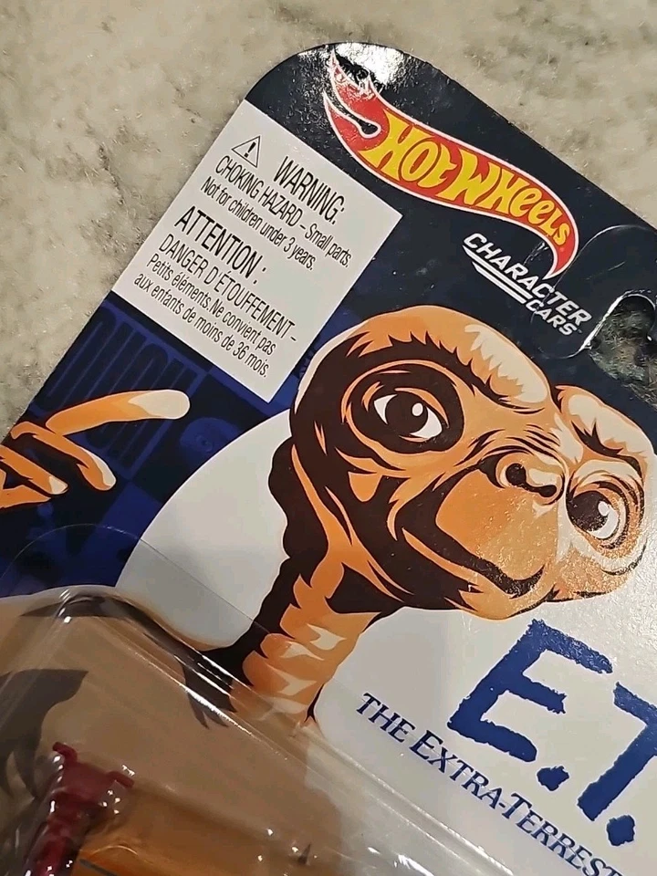 2022 Hot Wheels Character Car E.T. The Extra-Terrestrial 40th Anniversary Mattel - Image 4 of 4