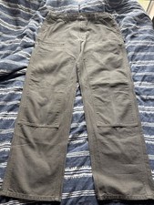 Carhartt B136 MOS Double Knee Duck Canvas Work Pants Moss Green 36x34