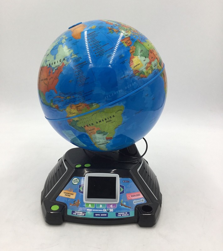 LeapFrog Magic Adventures Globe Interactive Learning Toy 2.7" LCD BBC Tested