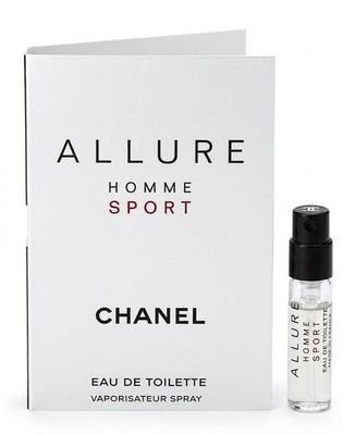 Chanel Allure Homme Sport Eau de Toilette EDT Sample Spray 0.05oz / 1.5ml New