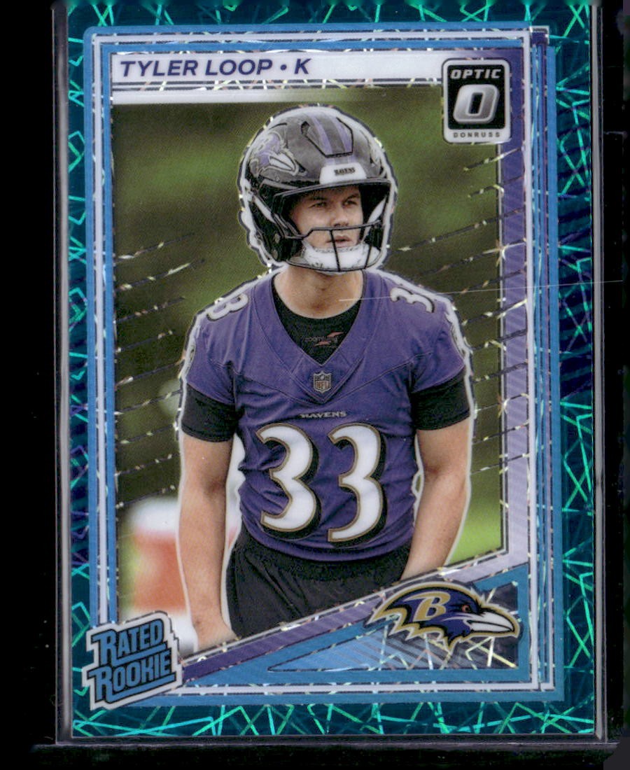2025 Donruss Optic #227 Tyler Loop Teal Velocity
