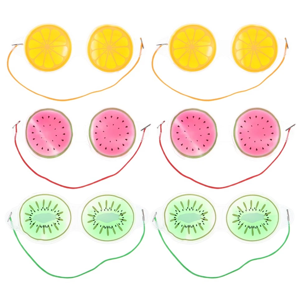  6 Pcs Cooling Eye Pads Single Use Ice Packs Mask Cold Face Reusable - Image 3 of 4