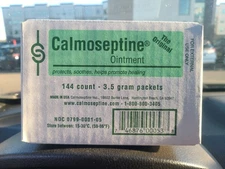 Calmoseptine® Mentholated Ointment Skin Protectant 0.125 oz. -  144/Box + Bonus