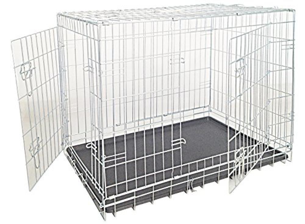 Croci C2058447 Box per Cani in Metallo Zincato, 116 x 77 x 86 cm - NUOVO