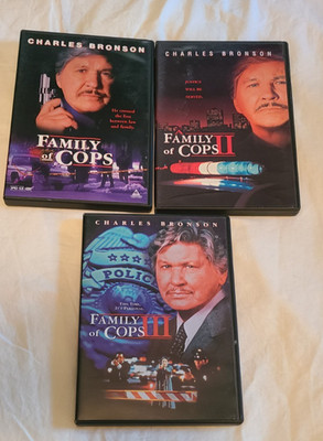 FAMILY OF COPS Charles Bronson DVD's Parts 1 2 3 1-3 I II III