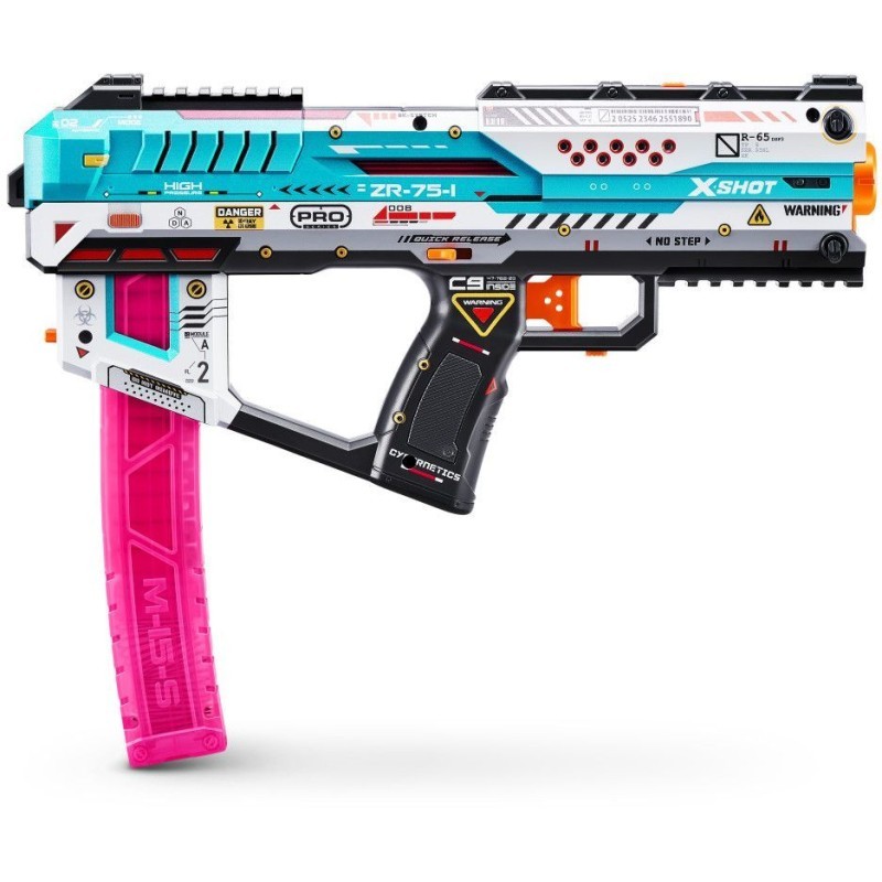 Pistolet XSHOT Pro Fury-X ZURU pour les jeux d'action en plein air et défis en famille