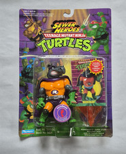 Teenage Mutant Ninja Turtles Sewer Heroes Rhinoman Action Figure Playmates 1993