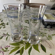 Vintage PERNOD Glass PAIR  15cm Tall PASTIS