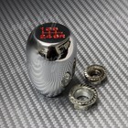CHROME ALUMINUM MANUAL MT TYPE-R STYLE 6-SPEED GEAR SHIFTER SHIFT KNOB UNIVERSAL