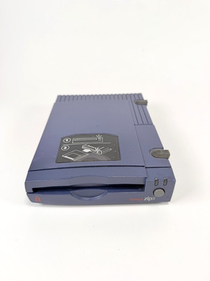 IOMEGA ZIP 100 EXTERNAL PARALLEL PORT ZIP DRIVE Z100P2 - WORKS - NO AC ADAPTER 
