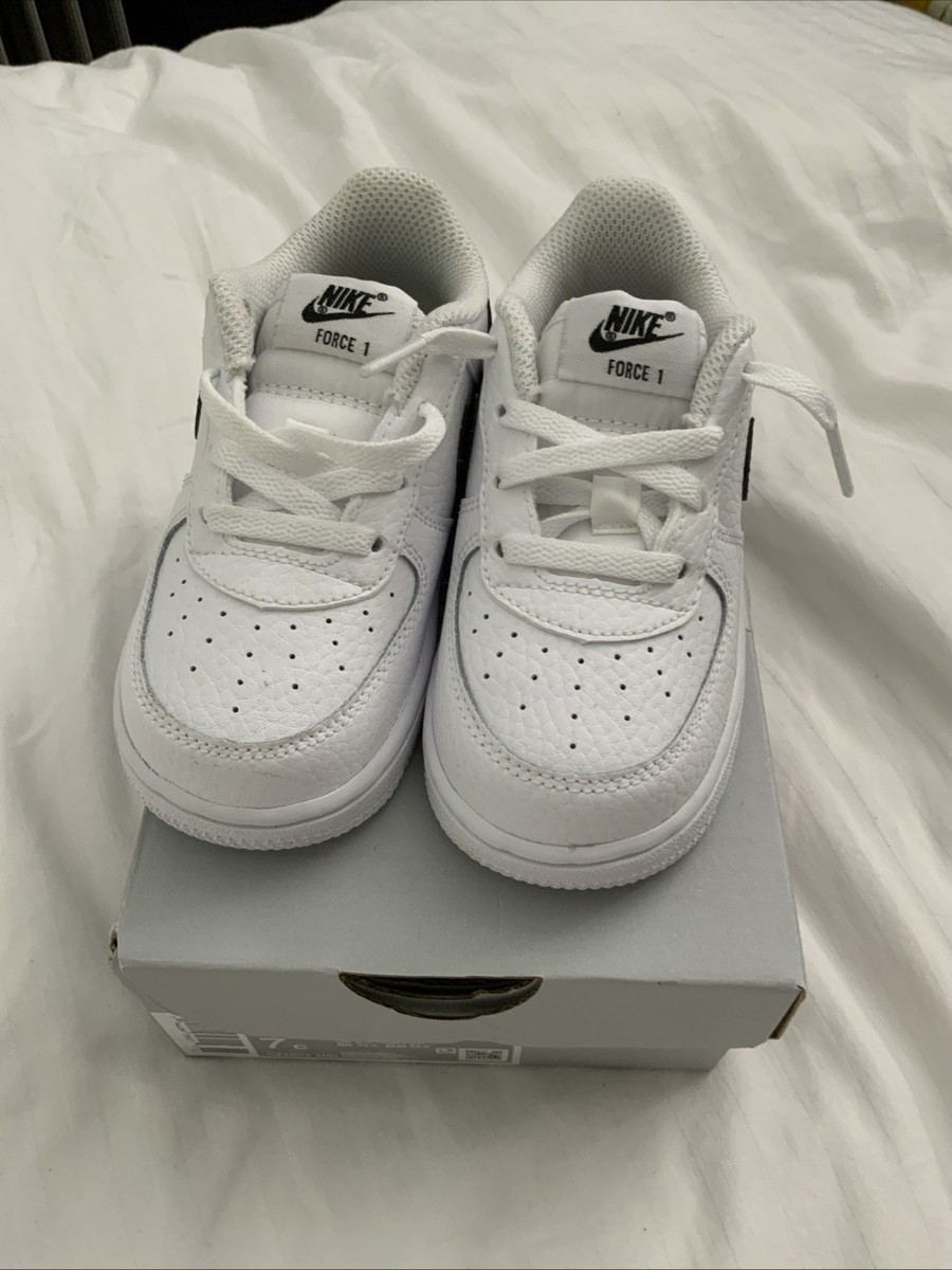 white infant air force ones