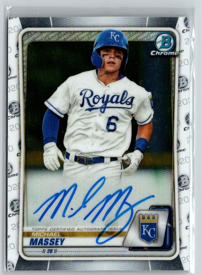 2020 Bowman Chrome #CPA-MM Michael Massey Prospect Autographs E20