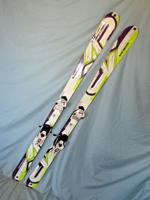 K2 SHE'S BACK women's all mountain skis 160cm with Marker GRIFFON 12 bindings ~~