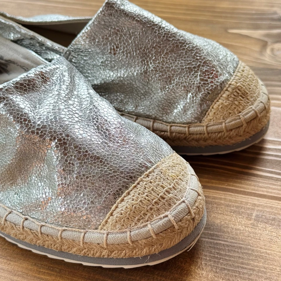Marco Tozzi Espadrilles Gr. 40 Silber Damen Slipper - Bild 4 von 4