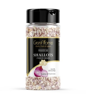 Freeze Dried Shallots, 0.9 oz, Savory Flavor, Sauces & Soups, Versatile Ingre...
