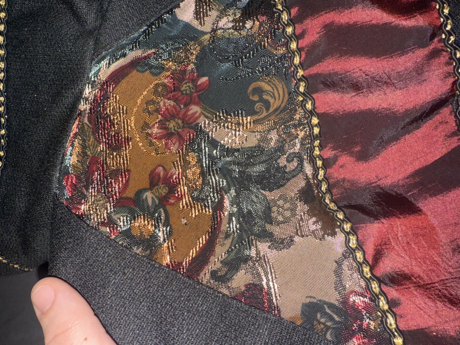 Basic Editions Vintage Reversible Mid Length Over… - image 3