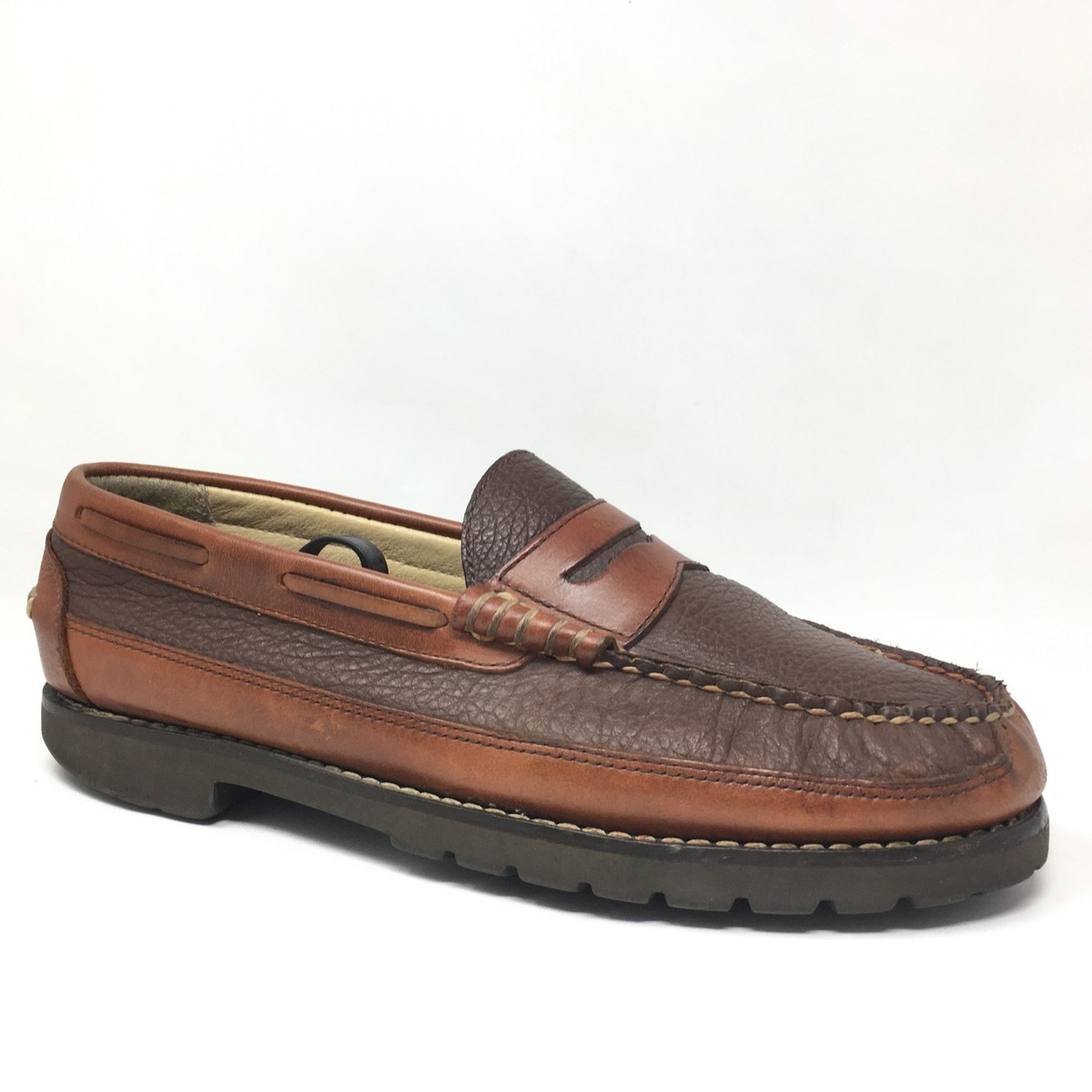 LL Bean Allagash Penny Loafers Shoes Mens Size 9.5 2E Brown  display picture 1
