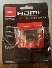 RCA HDMI 2-in-1 Mini  Micro 1080P Adapter